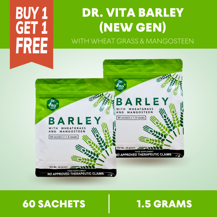 BUY 1 GET 1! Original Dr. Vita Barley with wheatgrass and mangosteen