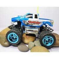 รถบังคับวิทยุ Super Giant 4WD Monster Truck อัตราส่วน 1:16 วิ่งได้ทุกสภาพพื้นผิว มีไฟหน้า – ZONERTOY สีน้ำเงิน ล้อน้ำเงิน