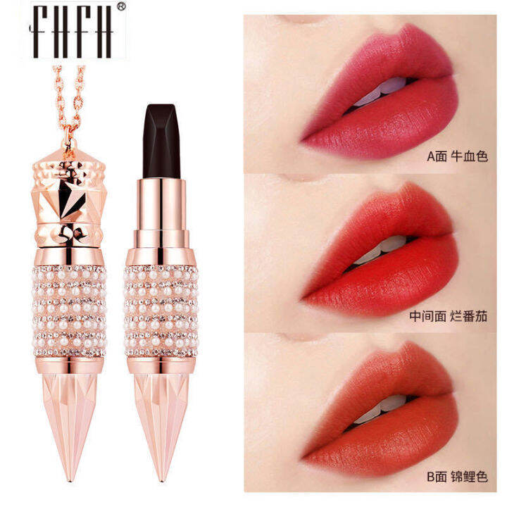 FHFH Queen Scepter Magic Tri-color Lipstick Moisturizing Moisturizing ...