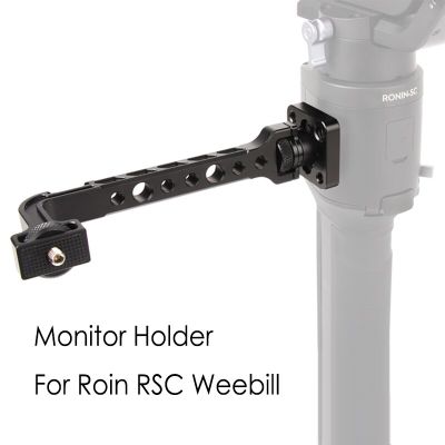 WB Aluminum Handle Grip Handbar Extended Support Monitor Mount for Zhiyun Weebill Lab Camera Gimbal RONIN SC Handheld Stabilizer