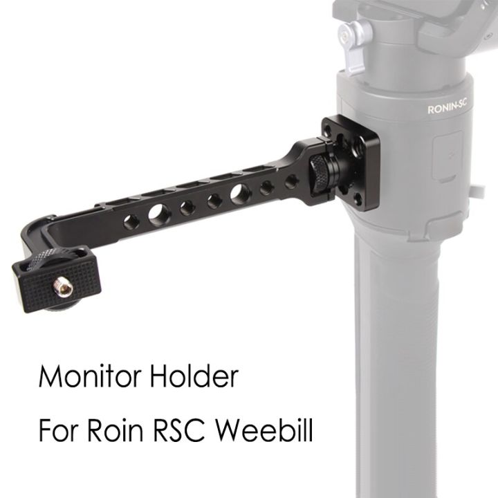 wb-aluminum-handle-grip-handbar-extended-support-monitor-mount-for-zhiyun-weebill-lab-camera-gimbal-ronin-sc-handheld-stabilizer