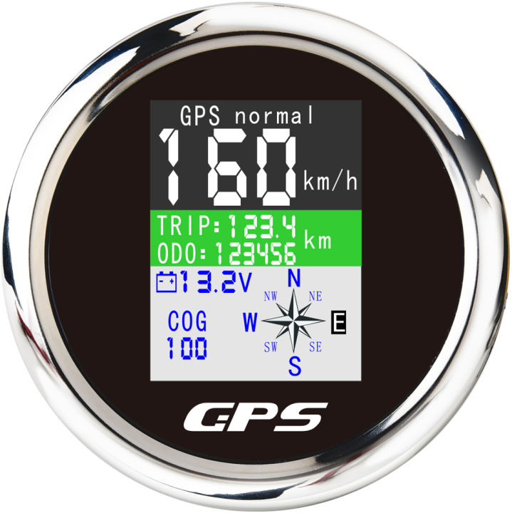 car-boat-gps-speedometer-odometer-voltmeter-speed-gauge-เครื่องวัดจีพีเอสเรือรถยนต์-85มม-แบบดิจิตอลกันน้ำเครื่องวัดความเร็ววัดระยะทางโวลต์มิเตอร์