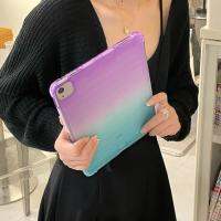 เคสแท็บเล็ต แบบหนา ลายตารางหมากรุก สีรุ้ง สําหรับ IPad 2 3 4 Air 5 10.5 10.2 9.7 นิ้ว 6 10th 9th 8th 7th 6th 5th Generation 7