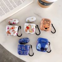 Disney Stitch Winnie the Pooh Hello Kitty Case for Apple AirPods 1 2 3Pro Cases Cover For IPhone Bluetooth Earbuds Earphone Case