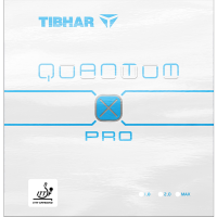 ยางปิงปอง TIBHAR QUANTUM X PRO BLUE ยางสีฟ้า ฟองน้ำ MAX