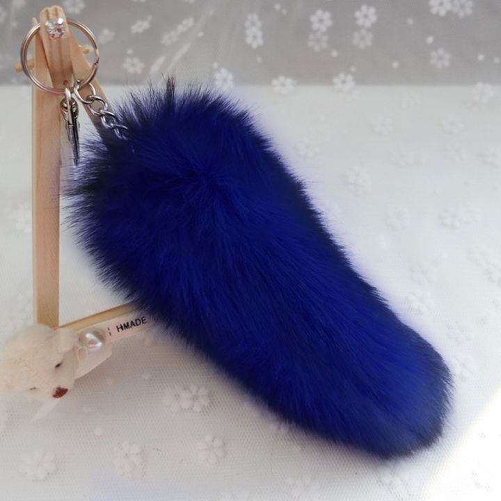 yf-new-fashion-tail-pendant-car-keychain-fur-chains-wolf-tassel-keyring-holder-gifts
