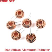 5Pcs Iron Silicon Aluminum Magnetic Ring Inductor Coil 40125 65125 80125 Inductor 22/47/100uH 0.6/0.8/1.0MM Diameter Inductance LED Bulbs