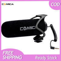 COMICA Microphone CVM-V30 LITE with Super-cardioid Polar Pattern Cold-shoe Design Condenser MIC for Smartphone Camera