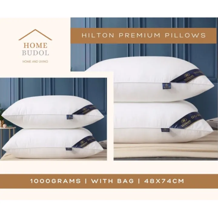 Hilton Hotel Pillow 48x74 Queen Nordic Minimalist Muji stylish Lazada PH