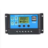 FAITHที่ชาร์จแสงอาทิตย์Controller 60A 50A 40A 30A 20A 10A 12V 24Vแบตเตอรี่ชาร์จLCD