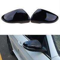 2pcs Car Rear View Mirrors Cover Protector For Golf 6 MK6 R VI 2009-2013 Black 5K0857537 Auto Rearview Mirror Covers Accessories