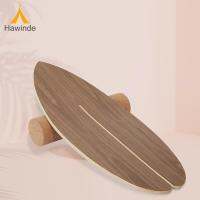 Hawen Balance Board Trainer ไม้เบสบอลอุปกรณ์ฟิตเนสไม้บอร์ดสมดุล