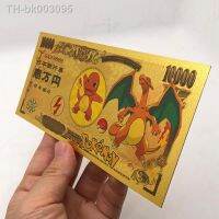 ✈ Kawaii Pokemon Banknote Cute Cartoon Commemorative Coins Anime Game Figure Cards Pikachu Coins Children 39;s Birthday Gift Toy