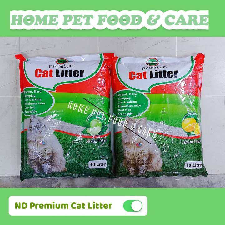 ND PREMIUM CAT LITTER / CAT SAND 10 LITTER/8KG Lazada