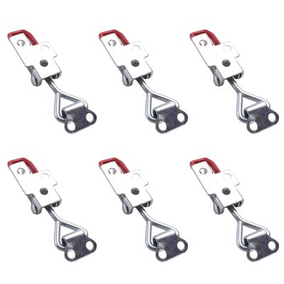 Pull Latch Clamp 6PCS Pull Action Latch Adjustable Toggle Clamp 150Kg 330Lbs Holding Capacity