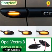 Pengulang Sinyal เลี้ยวแบบไดนามิกไฟเลี้ยวไฟเครื่องหมายไฟ LED ด้านข้างสำหรับ Opel Vauxhall Vectra B MK1 1995 1996 1997 1998-2002