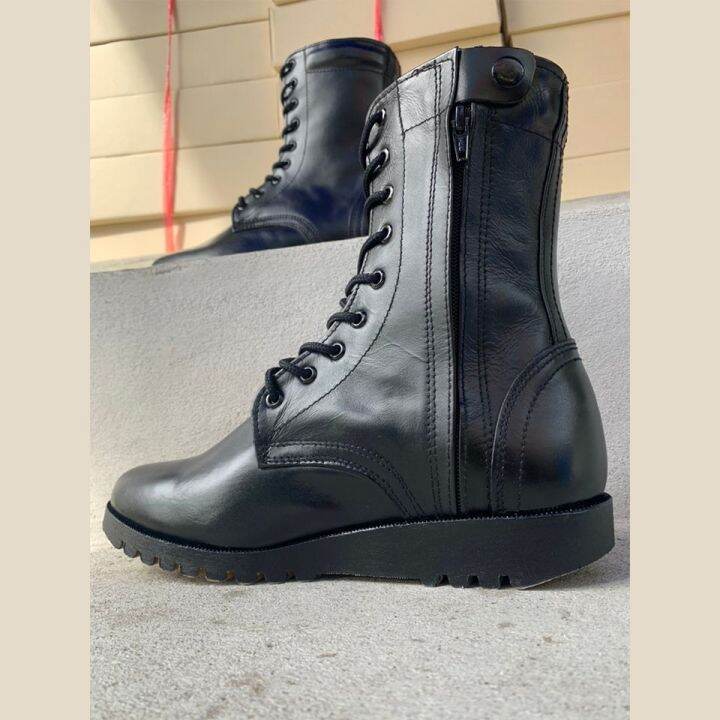 combat-boots-รองเท้าคอมแบท-รุ่นพื้นเรือ-มีซิป-สูง9นิ้ว