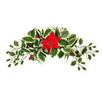 Christmas Decorations Artificial Red Pine Needles Door Decor Home Hotel Restaurant Holiday Party Pendant Door Lintel