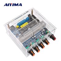 AIYIMA เครื่องขยายเสียง2.1 TPA3116ขยายเสียงบลูทูธ,เครื่องขยายเสียงซับวูฟเฟอร์แบบดิจิทัล50Wx2 + 100W แอมป์