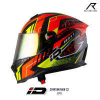 หมวกกันน็อค ID HELMET SPARTAN  NEW S2-ดำ