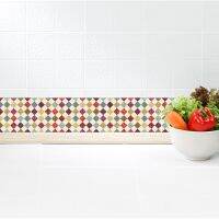 [24 Home Accessories] Funlife วอลล์เปเปอร์โมเสคแบบมีกาวในตัว BordersDecorative Wall Borders Waterproof For Bathroom KitchenModern Home Wall Decal