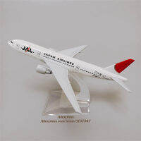 KKAlloy Metal Air JAL Japan Airlines B777เครื่องบินรุ่น JAL Boeing 777 Airways Diecast Air เครื่องบินรุ่นเครื่องบิน W ขาตั้ง16cmq11