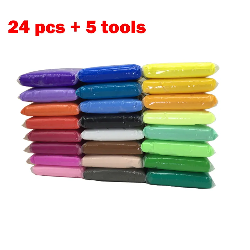 36 Color Light Soft Clay DIY Toys Children Educational Air Dry
