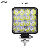 LED Work Light Spotlight 12V LED Light 4*48W Bar For Truck Offroad Truck 48W Engineering vehicle searchlight Car Headlight