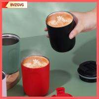 BVZGVG เหล็กไร้สนิม แก้วกาแฟขนาดเล็ก ป้องกันการรั่วซึม สีทึบทึบ ขวดหุ้มฉนวน คุณภาพที่ดี 220มล. กระติกน้ำสูญญากาศรถยนต์ การเดินทางการเดินทาง