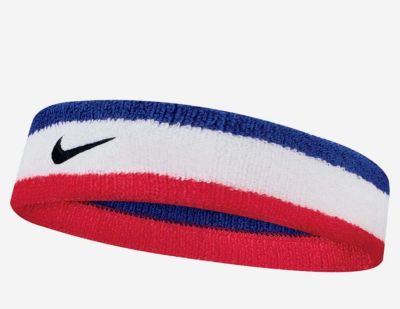 Nike ผ้าคาดศีรษะไนกี้ Nike Swoosh Headband N0001544620OS (Red/White/Blue) สินค้าลิขสิทธิ์แท้