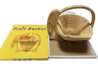 Fruit Basket ตะกร้าผลไม้  ตะกร้าใส่ผัก ตะกร้าตกแต่ง ตะกร้าใส่ผลไม้กระเช้าผลไม้พับเก็บได้ ตะกร้าอเนกประสงค์
