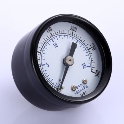 เครื่องวัดความดันเครื่องอัดอากาศแบบ Double Scale 0-20Bar 0-300 PSI Manometer