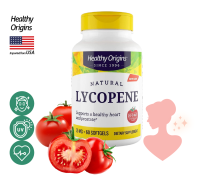 เฮลท์ตี้ ออริจินส์ ไลโคปีน 15 mg x 60 เม็ด มะเขือเทศสกัด Healthy Origins Lycopene Lyc-O-Mato / กินร่วมกับ แอสต้าแซนทีน ไบโอติน บิลเบอร์รี่ คอลลาเจน น้ำมันปลา โอเมก้า 3 กลูต้าไธโอน เมล็ดองุ่นสกัด ลูทีน เลซิติน พิคโนจีนอล ขมิ้นชัน วิตามินซี อี