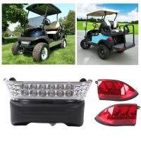 【qilu】12V Club Car LED Headlight Taillight Kit Turn Signal Replacement for Club Car Precedent 2008‑UP