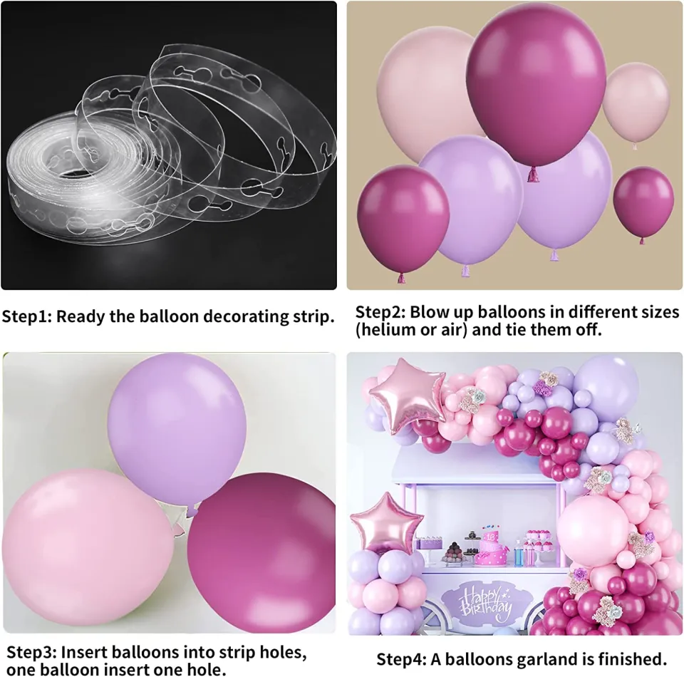 Pink Lavender Peach Balloon Arch, Princess Party Balloon Garland, Pink  Balloon Arch, Baby Shower Decor, Bachelorette Party, Bridal Shower 