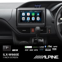 Alpine iLX-W660E (RU00056A01) หน้าจอติดรถยนต์ขนาด 7 นิ้ว ควบคุมการทำงานด้วยนิ้วมือ มีบลูทูธ มาพร้อมกับ AUX-IN รองรับ CarPlay &amp; Android Auto