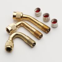 1 PC 45/90/135 Degree Angle Bent Brass Air Tyre Valve Stem with Extension Adapter for Car Truck Motorcycle Cycling Accessories