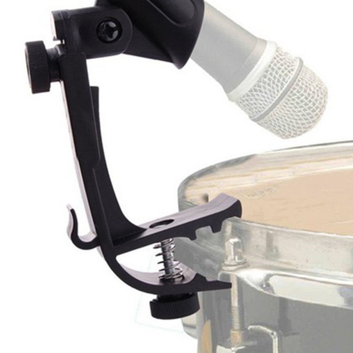 worth-buy-ที่วางไมโครโฟนไมค์กลองขอบ-mount-clamp-stand-studio-recording-holder-racks