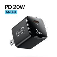 INIU 20W PD USB C เครื่องชาร์จติดผนังสายโทรศัพท์เราปลั๊กสำหรับ iPhone 13 12 11 Pro Max X Xs XR 6 7 8 iPad Xiaomi Huawei Samsung Galaxy