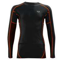 Grand sport เสื้อ Compression S-ONE แขนยาว (ดำ-ส้ม)