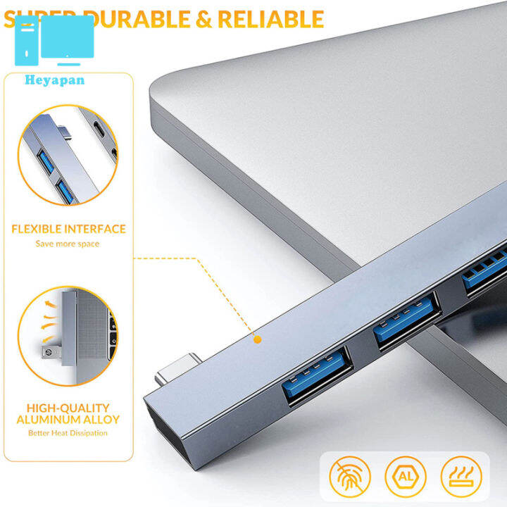 คลังสินค้าพร้อม-ฮับ-usb-4-in-1-1-1ชิ้นประเภท-c-ถึง2ชิ้น-usb2-0-1ชิ้น-usb3-0แท่นวางมือถือฐานขยายสำหรับอุปกรณ์คอมพิวเตอร์