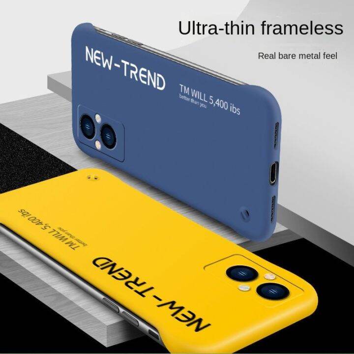 case-สำหรับ-oppo-reno7-z-5กรัมปลอกไร้ขอบเปลือกแข็งโทรศัพท์-case-อินเทรนด์แฟชั่นรวมทุกอย่าง-pc-ฮาร์ด-case-ปกหลังที่เรียบง่าย-f-rosted-โทรศัพท์-case