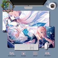 XL Custom Gaming Mouse Pad Genshin Impact Sangonomiya Kokomi Mouse Pad 90cm x 40cm Extra Large Anti-Slip Office Gaming Mousepad