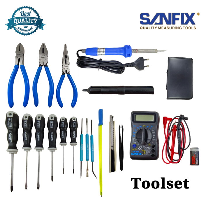 Toolset Electrical Tool Kit Listrik Sanfix Q Lazada Indonesia