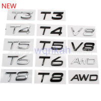 NEW Upgrade Volvo original car displacement logo T3 T4 T5 T6 T8 V8 rear sticker badge AWD trunk emblem