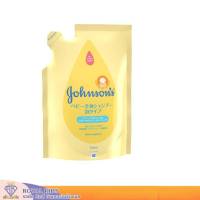 V005-1 [ถุงเติม] จอห์นสัน เบบี้  Johnsons Baby Wash &amp; Shampoo สบู่และยาสระผมเด็ก สบู่เหลว ท็อปทูโท เซลฟ์ โฟมมิ่ง เบบี้ บาธ สูตรจากญี่ปุ่น 350 มล.