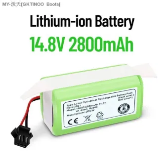 6500mAh Battery For CECOTEC CONGA 4090 Robot Vacuum Cleaner Accessories  Spare Parts Tool