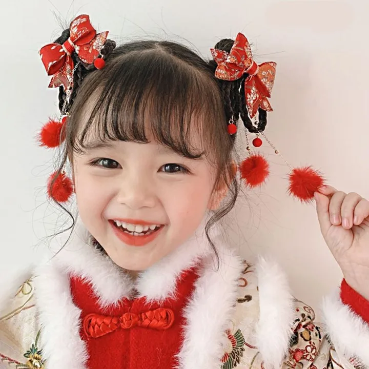 Festival Children's Bow Hairpin Santa Angel Handmade Hair Accessories  Pieces Christmas Hair Bows Clips Christmas Bow Hair Acce | Headband Solid  Color Bow Hair Clips Non-slip Hairpins Headdress Style For Toddler |