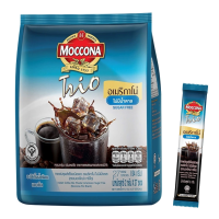 Moccona Trio Americano Coffee มอคโคน่าทรีโอ กาแฟอเมริกาโน่ ไม่มีน้ำตาล 2 กรัม x 27 ซอง