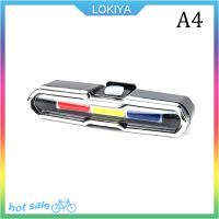 LOKIYA ไฟท้ายจักรยาน ultra Bright BIKE Light USB ชาร์จไฟ LED จักรยานด้านหลัง